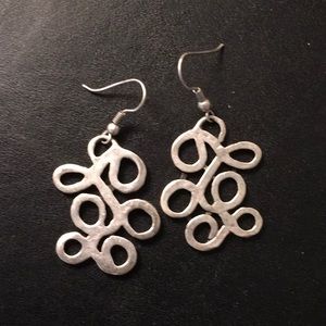 Handmade silver earrings